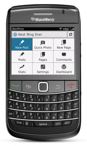 WordPress para BlackBerry